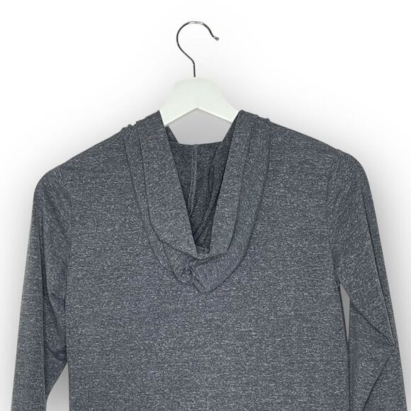 Rumi & Ryder Full Zip Hooded Long Sleeve Active Wear Gray Top Kids Size Medium - Picture 5 of 9